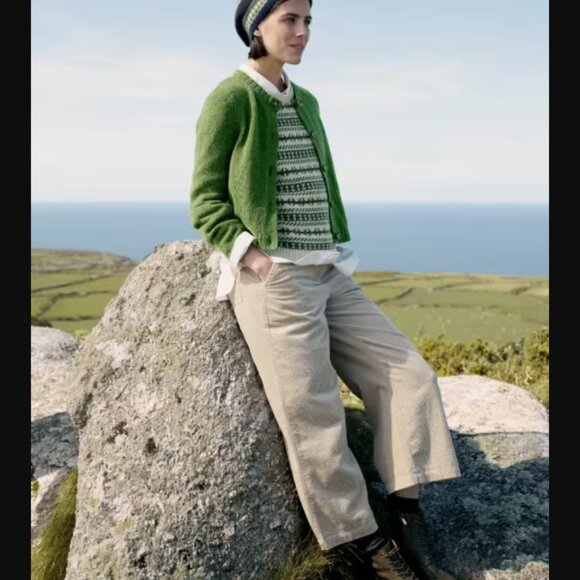 Seasalt Cornwall Asphodel Cord Trousers in Birch (off-white) - Picture 4 of 16